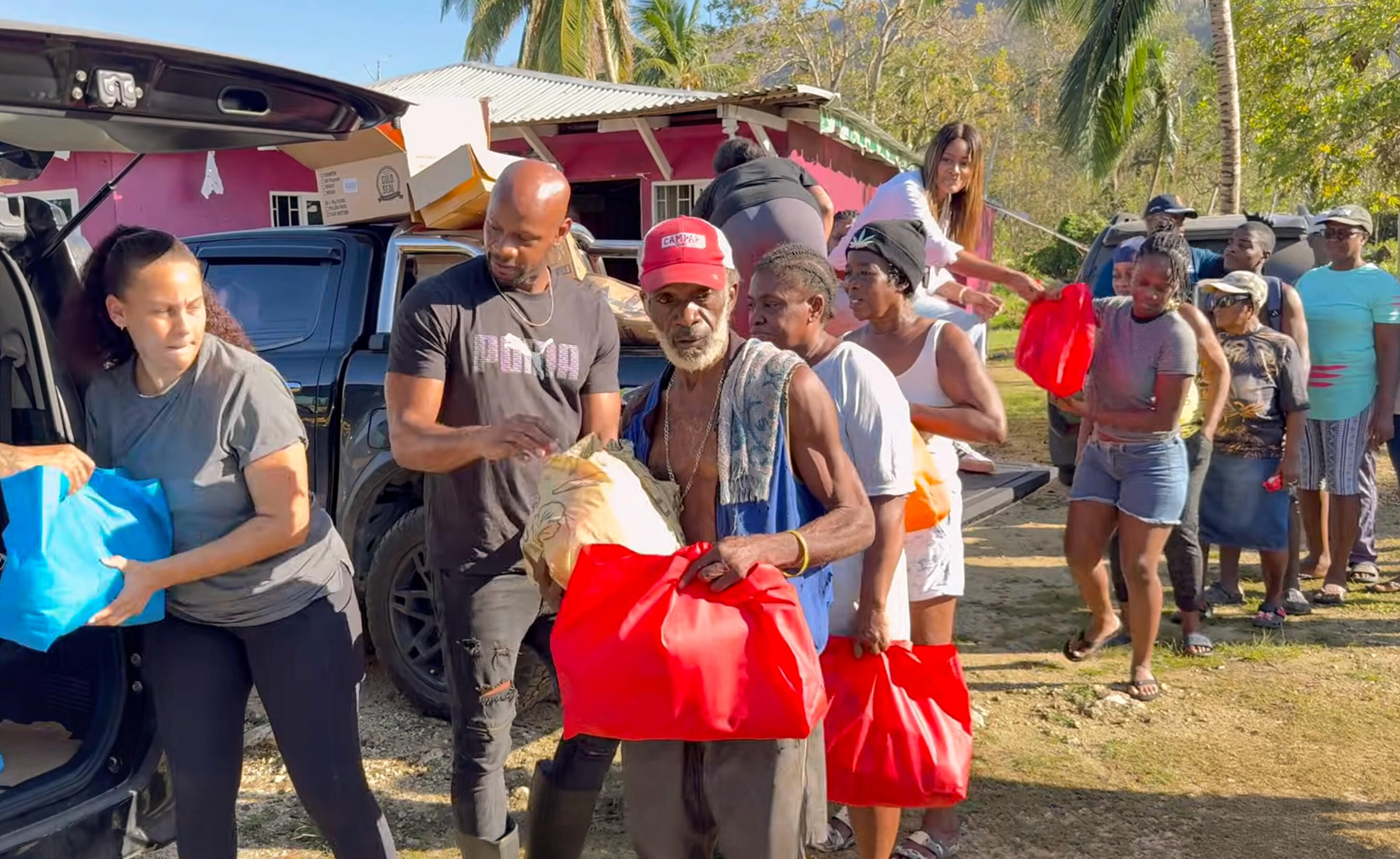 The Powells &amp; the Lyles Provide Care Packages to George's Valley